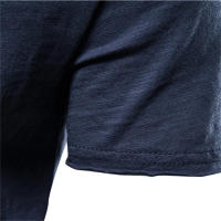 Camiseta De Algodón 100% Para Hombre Con Cuello En V Y Manga Corta Diseño De Moda Ajustada Top Masculino Transpirable Ligera Y De Secado Rápido - details 16