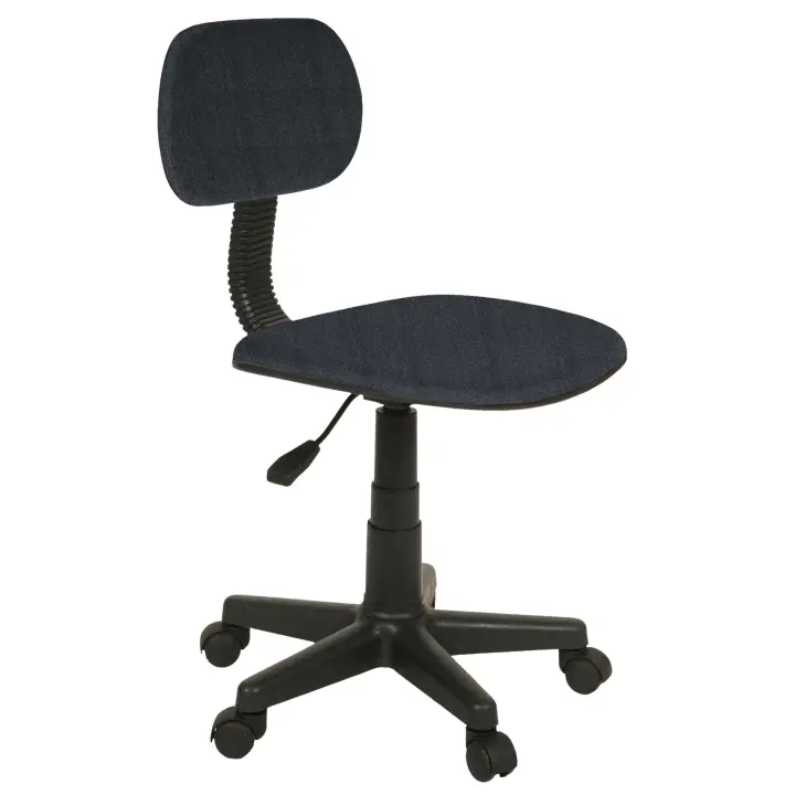 Silla de estudio Blacy color negro giratoria Altura regulable Habitación Juvenil - 1