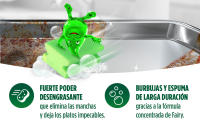FAIRY Maxi Poder Duplo 900 ml Lavavajillas Liquido a Mano 2x450 ml Con Poder Antigrasa, Limpieza Facil Platos, Ollas Y Sartenes Mas Grasientas - details 1