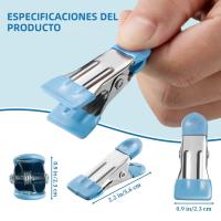 30 Pack Pinzas De Ropa De Acero Inoxidable Resistentes Para Secado De Ropa Y Fotos Línea De Secado De Ropa Clip Para Alimentos Y Cocina - details 3