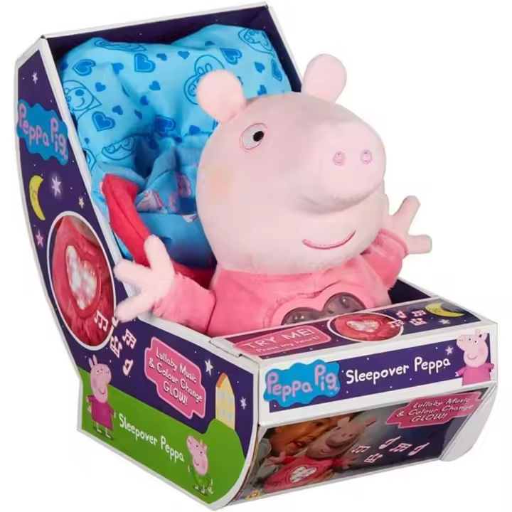 Peppa Pig suave interactivo fiesta de pijama Hasbro 37554 - 1