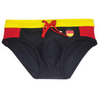 Bragas De Natación Para Hombre Briefs De Playa Deporte Acuático Estilo Sexy Con Palabras De La Bandera Y Copa Word Cup Material Poliéster Y Spandex - details 13