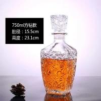 Decantador De Vino Y Licor De Vidrio Libre De Plomo Diseño Único Multi Estilos Para Whiskey Bourbon Y Scotch Tamaño 250-1000ml - details 11