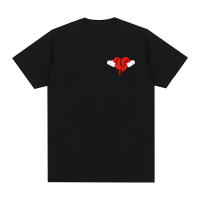 Camiseta Hip Hop Corazón Kanye West Vintage Algodón Para Hombres Y Mujeres Camiseta Casual De Cuatro Estaciones - details 3