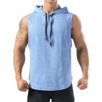 Top De Entrenamiento De Baloncesto Para Hombres Verano 2024 Sin Mangas Con Capucha Secado Rápido Estilo Deportivo Top Fitness Manga Larga Color Sólido - details 5