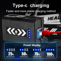 Lámpara De Cara LED Recargable 8000mAh 4500LM Con Batería De 18650 Para Pesca Y Camping Luz De Cabecera Impermeable Con Tres Modos De Iluminación - details 8