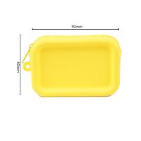 Bolso De Cosméticos Vintage De Silicona Impermeable Con Cierre De Cremallera Liso Bolso Para Auriculares Monedero Macaron Colores Para Estudiantes - details 1