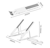 Soporte para Portátil Ajustable, Plegable Soporte de Mesa para Ordenador, Libro, Tablet Notebook, Elevador de Escritorio de Plástico ABS,Laptop Stand Compatible con ORDENADOR  5-15,6" - details 1