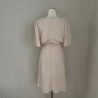 Vestido REALEFT Para Mujer Verano Otoño Manga Acolchada V-Neck Cinturón Frontal Cruzado Elegante Casual A-Line Midi Para Oficina - details 25