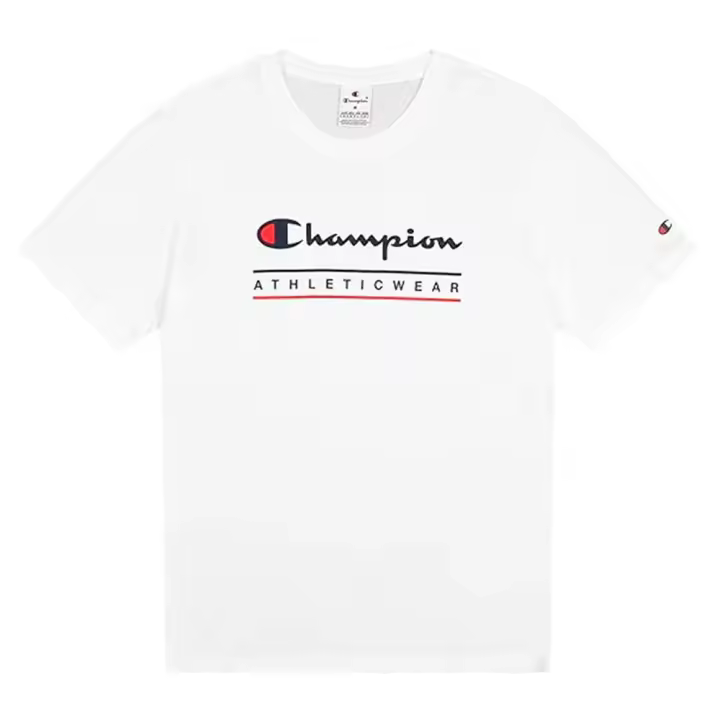CHAMPION hombre manga corta verano 220772-WW001 WHT COLOR BLANCO - 1