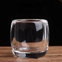 Taza De Té De Vidrio Cristal 80ml Copa De Vino Gruesa Copa Maestra Transparente Para Bodas Regalos De Fiesta Eco-amigable - details 4