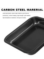 Plato De Hornear Cuadrado De 7.5 Pulgadas Antiadherente Y De Acero Carbono Para Pan Pasteles Y Pizza Molde De Pastelera Para Horno - details 2