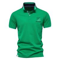 Camisa Polo de Algodón A LA Moda con decoración de metal y solapa, novedad de Primavera y Verano - details 8