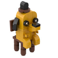 Bloques De Construcción Para Perros Lindo Perro Calmo Juguete De Peluche Coleccionable Personaje De Cómic Regalo De Cumpleaños Para Niños Y Niñas - details 3