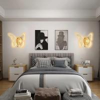 Lámpara De Pared Mariposa Luces Modernas Minimalistas Nórdicas Para Sala De Estar Dormitorio Pasillo LED Iluminación Interior - details 3
