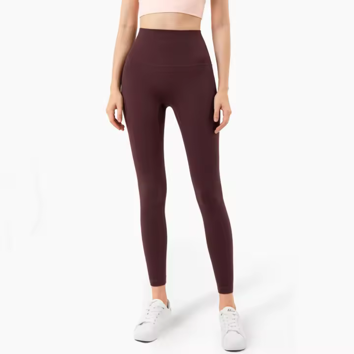 Pantalones De Yoga Para Mujer High Waist Seamless Leggings Fitness Gimnasio Transpirables Suaves Con Elevación De Glúteos Tallas Verdaderas - 1