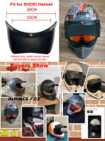 Alpinestars Helmo De Motocicleta Retro Ajustable Con Sombrilla Y Lente Para Shoei EX Zero TT&CO Accesorios De Motocicleta Vintage - details 0