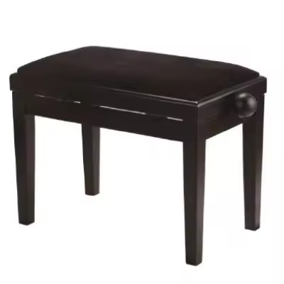 BANQUETA AMADEUS REGULABLE PARA PIANO NEGRO MATE - 1