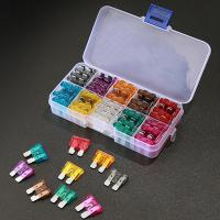 Juego De Fusibles Para Coche De Medio Tamaño Perfil 50/100/300PCS Tipo Hoja 2-40A Accesorios Con Caja Clip Para Auto Y Camión - details 1