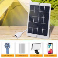 Cargador Solar Portátil 3W 5V Impermeable USB Para Carga De Móviles Ventiladores LED Monitor Cámara Panel Solar Mini - details 4