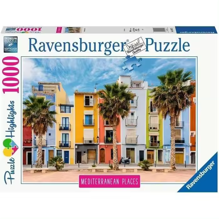 RAVENSBURGER PUZZLE 1000 PIEZAS MEDITERRANEAN SPAIN PUZZLE 37x6x27 Cms. - 1