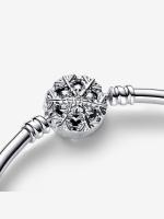 Pandora - VENTA FINAL - Pulsera Pandora Moments with Cierres de COPO de Plata brilliant-Plata de Ley - details 3