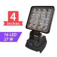 Spotlight LED Portátil Sin Cable Para Pesca Y Emergencias Tamaño 3/4/5/8 Pulgadas Compatible Con Batería Makita 20V Herramienta Manuva - details 3