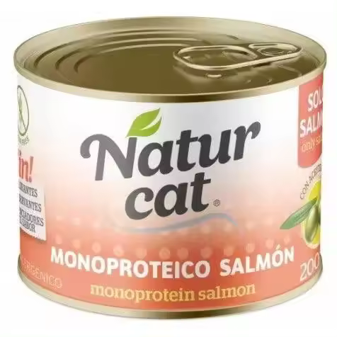 Naturcat Monoproteico Salmón 6x200 gr - 1