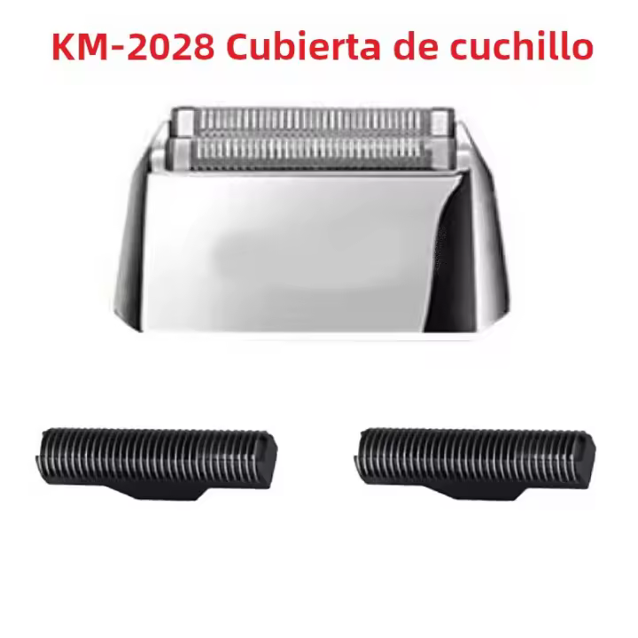 Cabeza De Cuchilla Para Afeitadora Eléctrica Kemei Original KM-2028 Pelaje Dorado Y Cuchillo Neto Compatible Con KM-2028 Repuesto Flotante De Cuchilla - 1