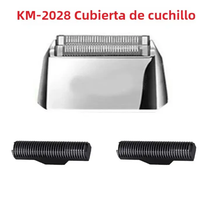 Cabeza De Cuchilla Para Afeitadora Eléctrica Kemei Original KM-2028 Pelaje Dorado Y Cuchillo Neto Compatible Con KM-2028 Repuesto Flotante De Cuchilla - 1