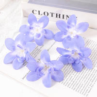 10Pcs Flores Artificiales 5CM Para Decoración De Hogar Fiesta Boda Jardín Accesorios Para Coronelas Y Manualidades - details 9