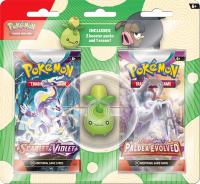 Pack de 2 sobres de cartas Pokémon Back to School + figura de goma de borrar Smoliv (inglés) Raíz MERCHAN-STORE Juego de cartas coleccionables TCG - details 0