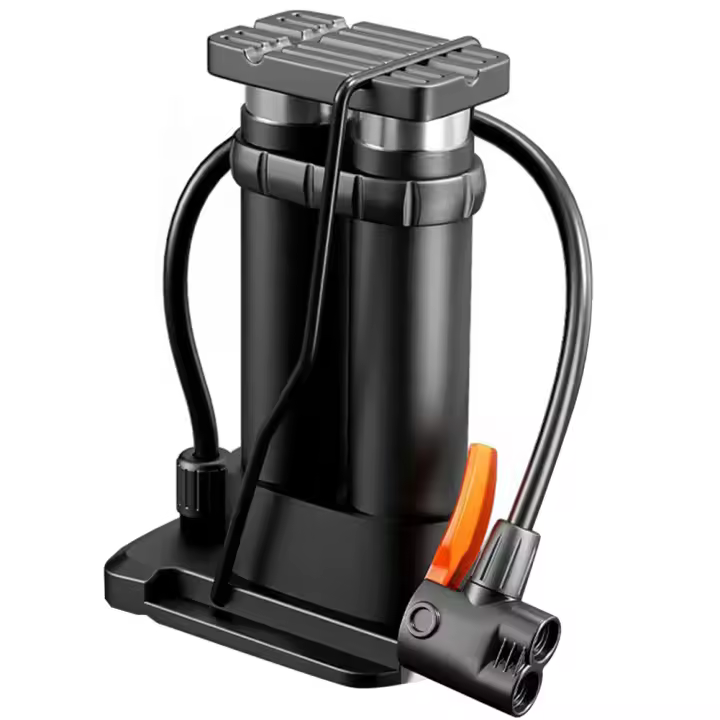 Bomba De Bicicleta Portátil Con Escala Pedal De Alta Presión Para Motocicletas Y Balones Inflables Bomba Eléctrica Para Juguetes Inflables - 1