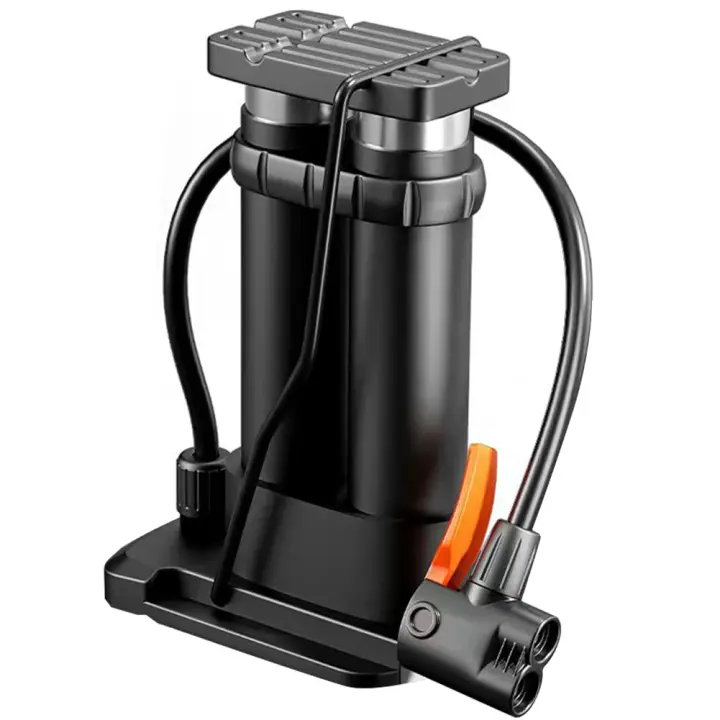 Bomba De Bicicleta Portátil Con Escala Pedal De Alta Presión Para Motocicletas Y Balones Inflables Bomba Eléctrica Para Juguetes Inflables - 1