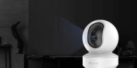 Ezviz TY1 3MP Cámara de vigilancia interior WiFi 2.4 GHz Resolución 2K Visión nocturna inteligente 10m Cobertura visual 360º Detección de movimiento Video H.265 Audio bidireccional - details 2