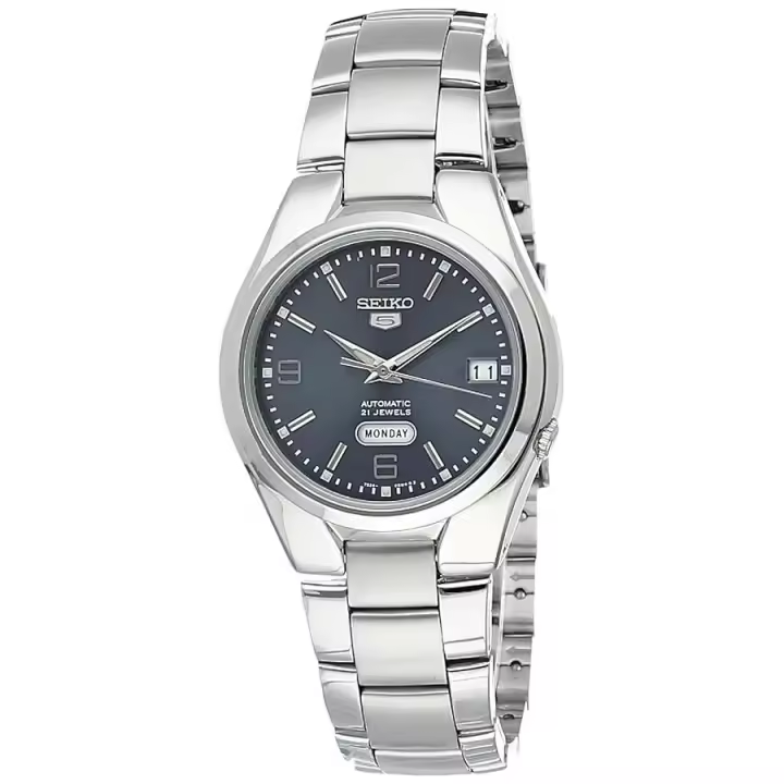 Reloj Automático  Seiko Watches Seiko 5 SNK621K1  Dial Gris correa de acero inooxidable - 1