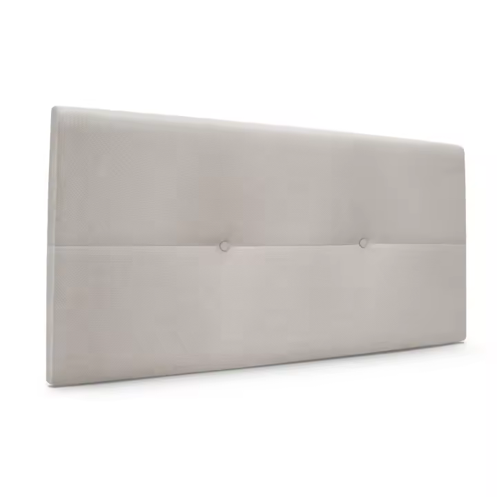 DHOME Cabecero de Polipiel o Tela AQUALINE Pro cabeceros Cabezal tapizado Cama Lujo (Beige Tela) - 1