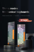 Teclado Mecánico De Juego REDRAGON L61 RGB Con Bluetooth 5.0 Y 2.4G Teclas Más Grandes 1.2X Para Usuarios De Mano Grande Compatible Con Computadora Tablet Y Laptop - details 0