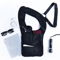 Bolsa De Cintura Oculta Para Hombre Estilo Neutro Con Soporte Para Auriculares Y Móvil Funda Táctica Para Deportes Y Viajes - details 4