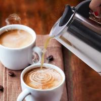 Cafetera Italiana de Acero Inoxidable, de 2 a 12 tazas de Capacidad, Apto para Eléctrica, Vitrocerámica, Gas o Inducción. Perfecto para uso doméstico y oficina. Cafetera Moka espresso. - details 5