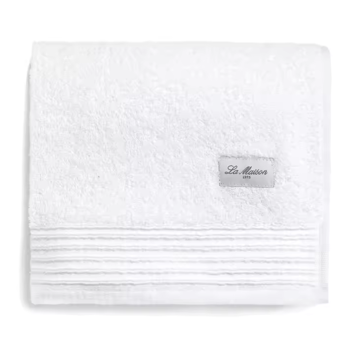 La Maison 1975 Maison Toalla Blanca 50x90 Cm 100% Algodón Orgánico Ultra Absorbente - 1