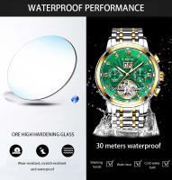 Reloj De Pulsera Automático LIGE 2024 Para Hombre Lujo Deportivo Resistente Al Agua Con Tourbillon Y Funciones Adicionales Acero Inoxidable - details 7