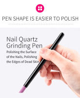 5Pcs Lápiz De Cuidado De Uñas De Cuarzo Para Cutícula Y Piel Muerta Herramienta De Manicura Con Portaherramientas De Plástico Seguro Y Rápido Para Uñas Naturales - details 3