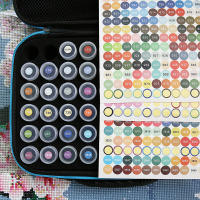 4pcs/set Etiquetas De Color Para Pintura Diamante DMC Organizador De Cajas De Almacenamiento Y Botellas Etiquetas De Mosaico De Perlas - details 18