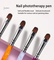 Set De Pinceles Para Uñas De Acrílico Profesional 4 Piezas/set Pincel Para Polvos De Uñas De Gel Herramienta De Manicura Para Mujeres Y Niñas - details 3