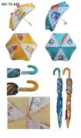 J.S ONDO Paraguas con DIBUJO ANIMADO OREJA ESTAMPADO Plegable, 60cm Cerrado para NIÑO O NIÑA, Automático, 8 Varillas Resistente al viento, idea para regalar - details 0