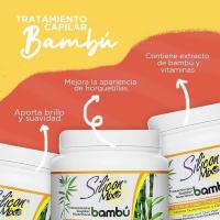 CasaSofia- Silicon Mix Bambu Set 4 piezas Champú 473ml, Tratamento 450g, Leave In 236ml, Pulidor de Cabello 118ml. Regenerar y nutrir. Vitaminas E, C y F, Aceite de Carthamus y Aceite de Almendras para mejorar la salud y belleza de tu cabello. - details 2