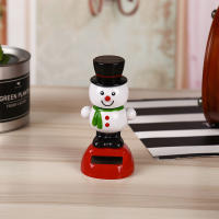 Decoración De Navidad Para Escritorio Solar De Santa Claus Danzante Oso De Nieve Feliz Navidad Regalo Accesorio De Hogar Material Plástico - details 19