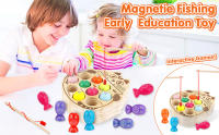 Juguetes de Montessori 2 Años, Juego de Pesca, Juguetes Educativos, Juguete Didacticos , Juegos Magnetico, Juguetes Niños 2 Años de Pescar Madera para Niños, Juegos Educativos Niños 2 Años, Juguetes Madera Bebe, Regalo Cumpleaños Niño 2 3 4 5 Años - details 0