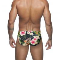 Bragas De Natación Para Hombre Estampado De Flores Moda Verano Push up Cintura Baja Shorts De Playa Traje De Baño Sexy - details 5